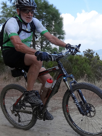 Hans geniesst Bikeferien in der Toscana