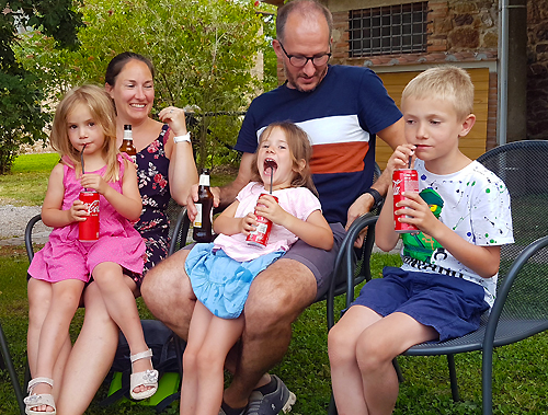 Familie Büchel besucht mtbeer