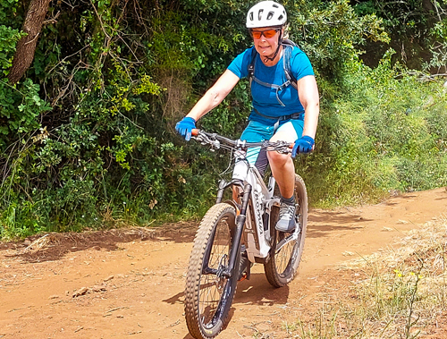 Marianne im Bike Eldorado Massa Marittima