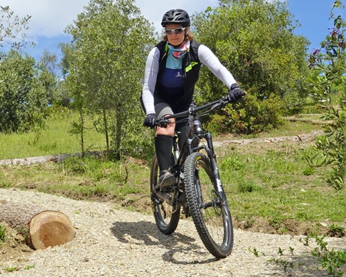 Petra bei mtbeer in den Bikeferien