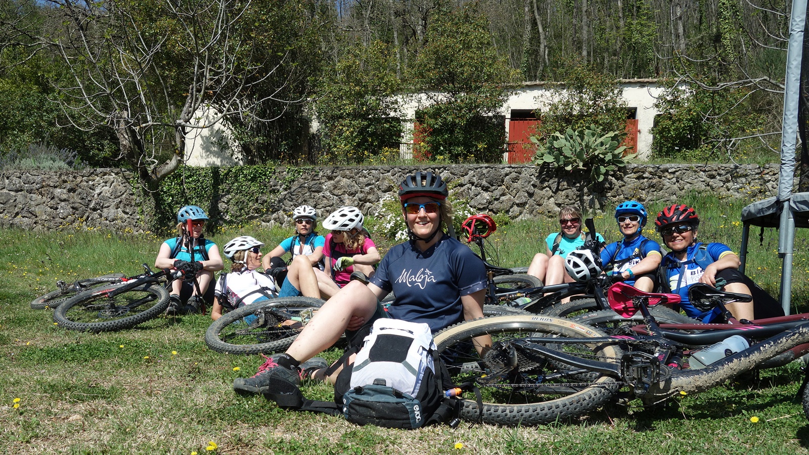 Bikewoche 16 Toscana - Melanie zum 1.x bei mtbeer
