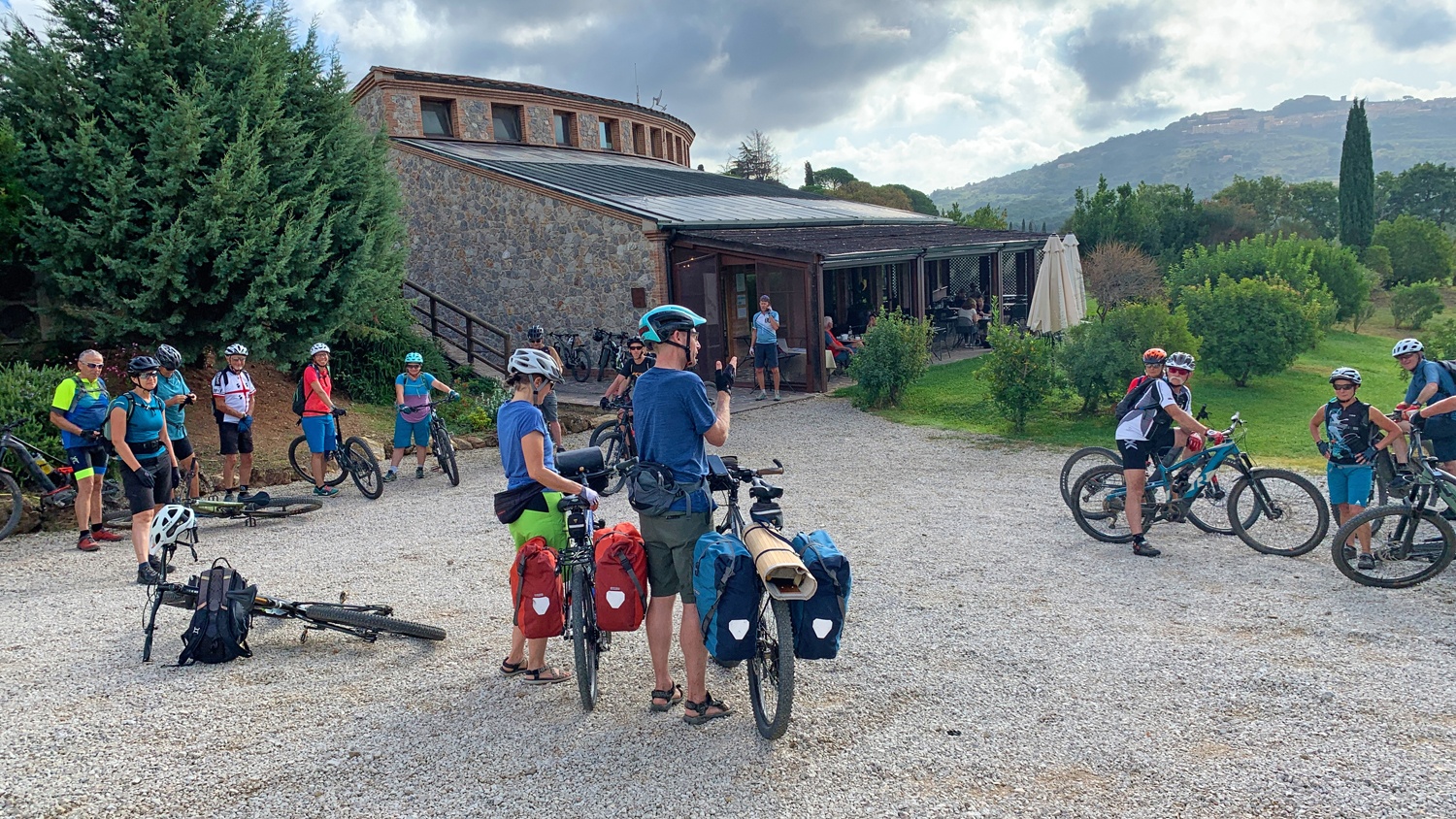 Bikeferien in der Toscana - Woche 37 - Tourenfahrer als Biker zu Besuch