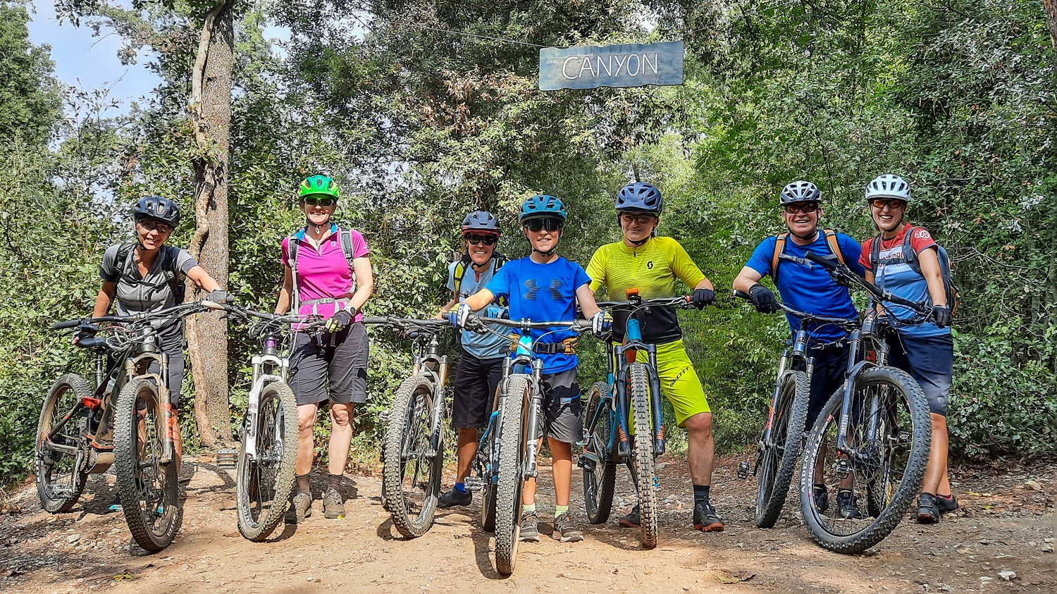 Bikeferien in der Toscana - Woche 39 - Andrin mit Family bei mtbeer