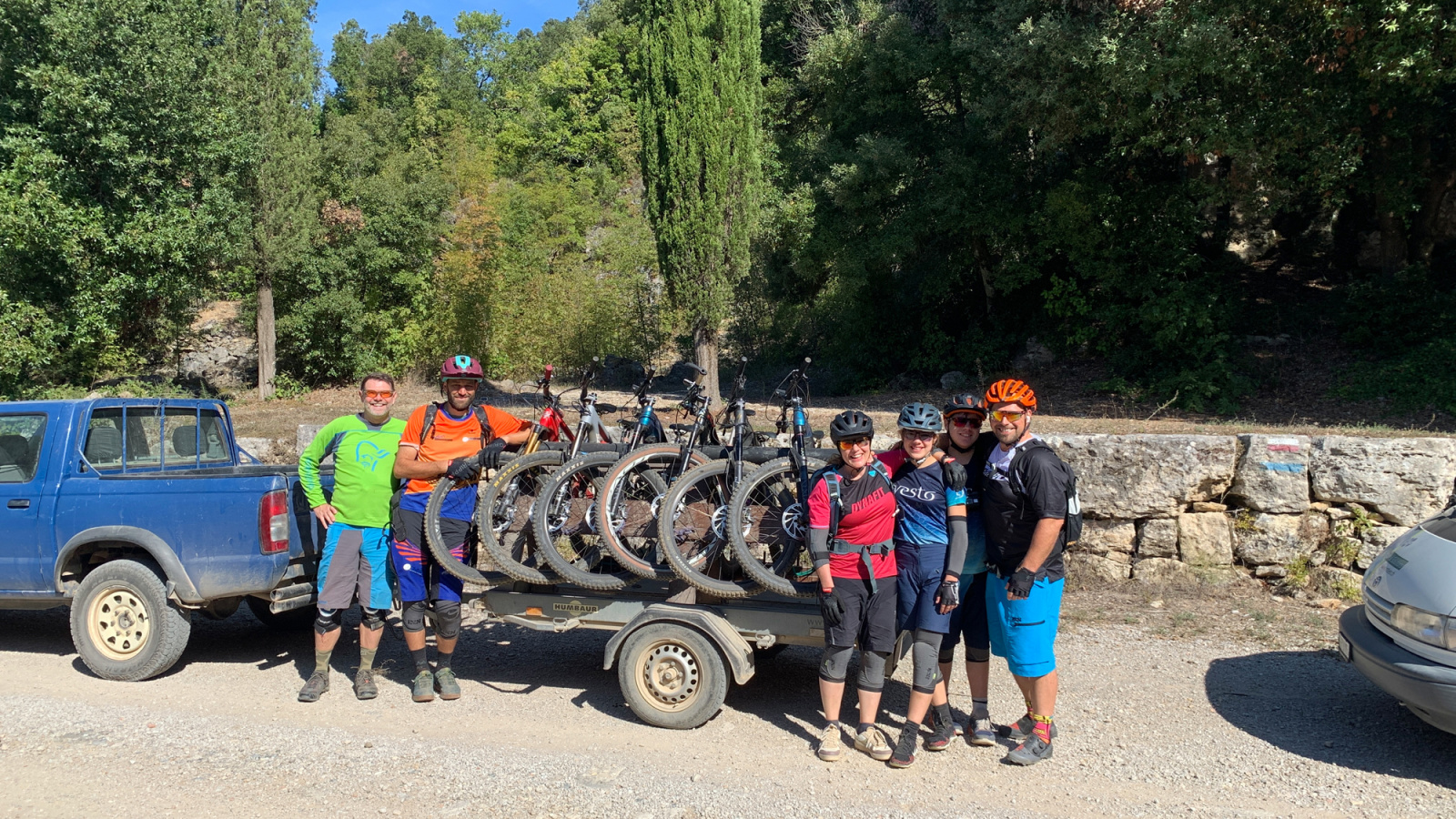 Bikeferien in der Toscana - 2023 Woche 40 - Aaliyah mit Family in den Trail-Ferien